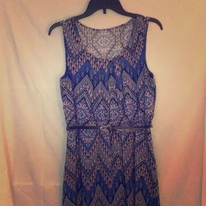 Lined maxi dress